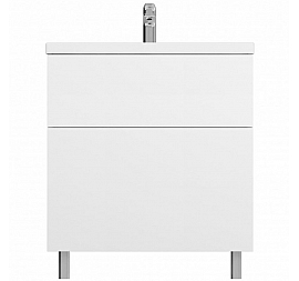 Тумба с умывальником AM.PM Gem M90FSX07522WG32 75 см белая