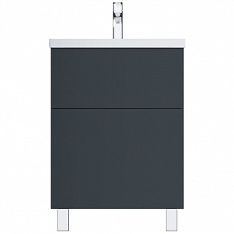 Тумба с умывальником AM.PM Gem M90FSX06022GM32 60 см графит