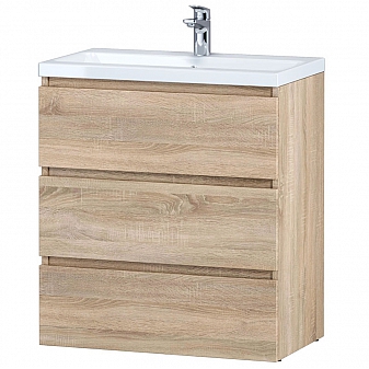 Тумба с умывальником AM.PM Gem S M91FSX0752OF 75 см светлый дуб