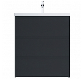 Тумба с умывальником AM.PM Gem S M91FSX0752GM 75 см графит