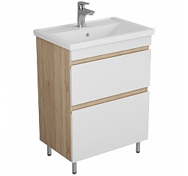 Тумба с умывальником Uncoria Арно 60 см дуб сонома
