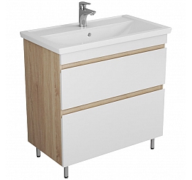 Тумба с умывальником Uncoria Арно 80 см дуб сонома