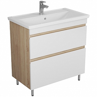 Тумба с умывальником Uncoria Арно 80 см дуб сонома
