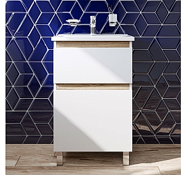 Тумба с умывальником AM.PM X-Joy M85AFSX0552WG 55 см