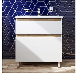 Тумба с умывальником AM.PM X-Joy M85AFSX0802WG 80 см