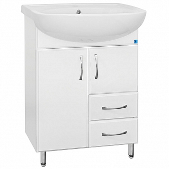 Тумба с умывальником Style Line Эко Стандарт №10/2 50 см 2 ящика