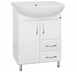 Тумба с умывальником Style Line Эко Стандарт №10/2 55 см 2 ящика