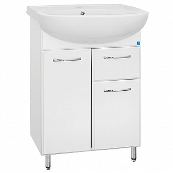 Тумба с умывальником Style Line Эко Стандарт №11 65 см 1 ящик