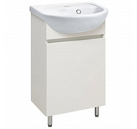 Тумба с умывальником Runo Лада 00-00001194 40 см белая