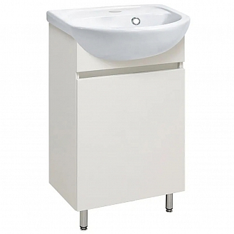 Тумба с умывальником Runo Лада 00-00001194 40 см белая