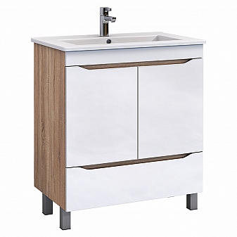 Тумба с умывальником Vigo Grani 750-2-1 tn.GRI.OSK.75.2D.1Y.DS 75 см