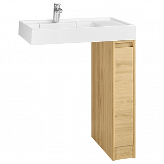 Тумба с умывальником Акватон Лондри 20 1A2671K1LH0C0 80 см