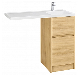 Тумба с умывальником Акватон Лондри 40 1A2670K1LH0C0 105 см