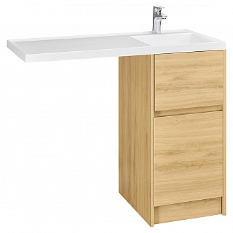 Тумба с умывальником Акватон Лондри 40 1A2670K1LH0C0 105 см