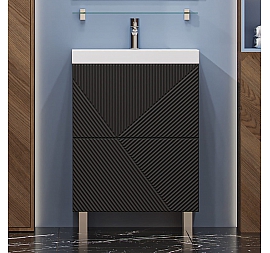 Тумба с умывальником Velvex Edge 60.2Y tnEDG.60.2Y-231 60 см