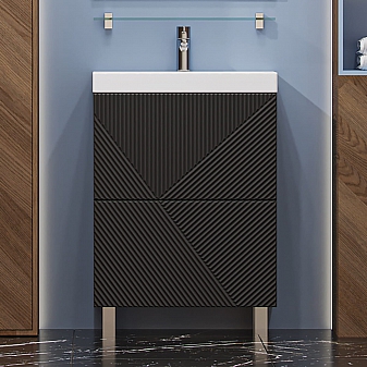 Тумба с умывальником Velvex Edge 60.2Y tnEDG.60.2Y-231 60 см