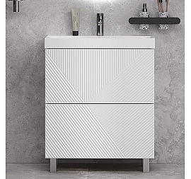 Тумба с умывальником Velvex Edge 70.2Y tnEDG.70.2Y-21 70 см