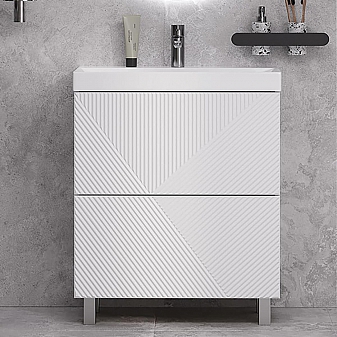 Тумба с умывальником Velvex Edge 70.2Y tnEDG.70.2Y-21 70 см