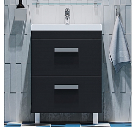 Тумба с умывальником Velvex Orlando 60 tnORL.60-232 60 см серая