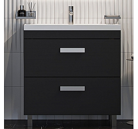 Тумба с умывальником Velvex Orlando 80 tnORL.80-232 80 см серая