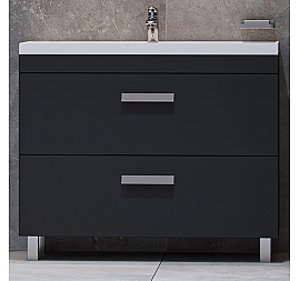 Тумба с умывальником Velvex Orlando 100 tnORL.100-232 100 см серая