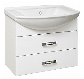 Тумба с умывальником Runo Рига 65 см подвесная