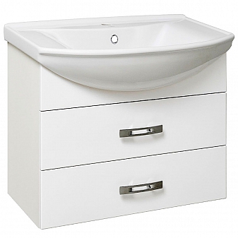 Тумба с умывальником Runo Рига 65 см подвесная