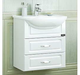 Тумба с умывальником Санта Верона 50 см подвесная