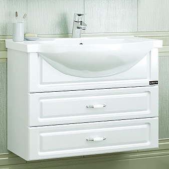 Тумба с умывальником Санта Верона 75 см подвесная