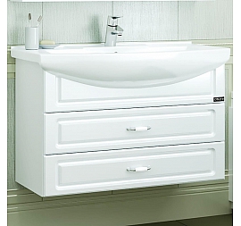 Тумба с умывальником Санта Верона 85 см подвесная