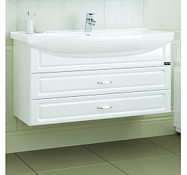 Тумба с умывальником Санта Верона 105 см подвесная