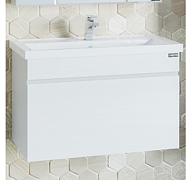 Тумба с умывальником Санта Марс 80 см подвесная