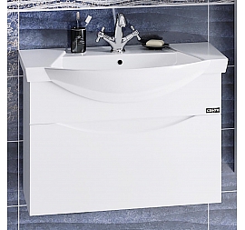 Тумба с умывальником Санта Сатурн 75 см подвесная