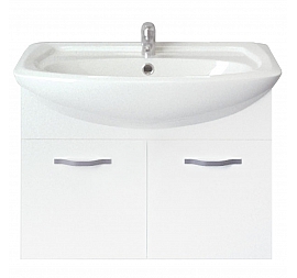 Тумба с умывальником 1Marka Вита 65П 65 см 2 дверцы подвесная