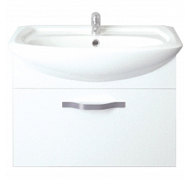 Тумба с умывальником 1Marka Вита 65П 65 см 1 ящик подвесная