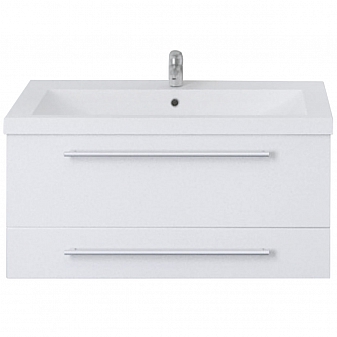 Тумба с умывальником 1Marka Соната 75П 75 см 2 ящика подвесная