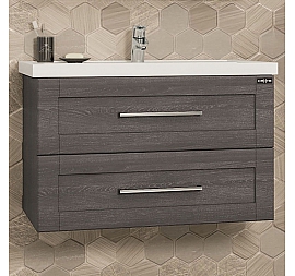 Тумба с умывальником Санта Венера 221014 80 см дуб шале графит