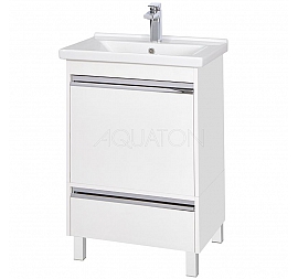 Тумба с умывальником Акватон Капри 60 1A2301K1KP010 60 см белая