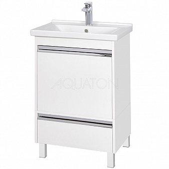 Тумба с умывальником Акватон Капри 60 1A2301K1KP010 60 см белая