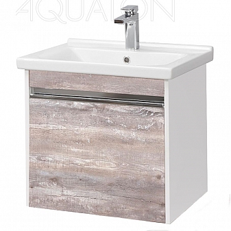 Тумба с умывальником Акватон Капри 60 1A2301K1KPDA0 60 см бетон пайн