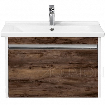 Тумба с умывальником Акватон Капри 80 1A2302K1KPDB0 80 см таксония тёмная
