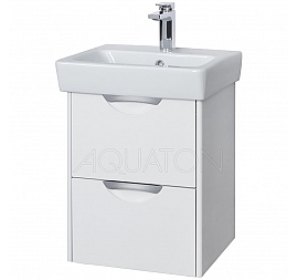 Тумба с умывальником Акватон Сильва 50 1A2117K1SIW70 50 см дуб полярный