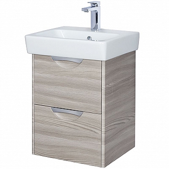 Тумба с умывальником Акватон Сильва 50 1A2117K1SIW60 50 см дуб фьорд