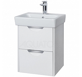 Тумба с умывальником Акватон Сильва 60 1A2118K1SIW70 60 см дуб полярный