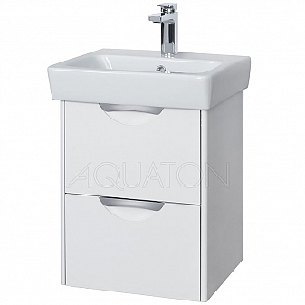 Тумба с умывальником Акватон Сильва 60 1A2118K1SIW70 60 см дуб полярный