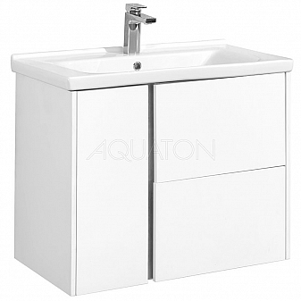 Тумба с умывальником Акватон Стоун 80 1A2282K1SX010 80 см белая