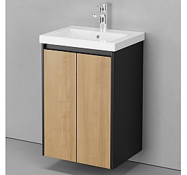 Тумба с умывальником Velvex Klaufs 50.2D-617.217 50 см подвесная