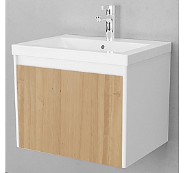 Тумба с умывальником Velvex Klaufs 60.1Y-617.216 60 см подвесная