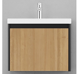 Тумба с умывальником Velvex Klaufs 60.1Y-617.217 60 см подвесная