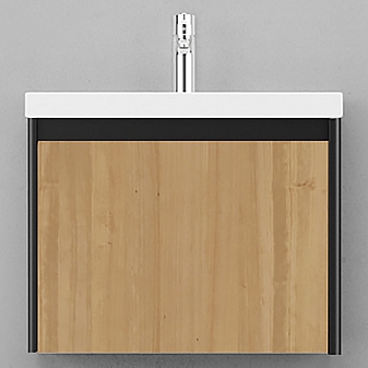 Тумба с умывальником Velvex Klaufs 60.1Y-617.217 60 см подвесная